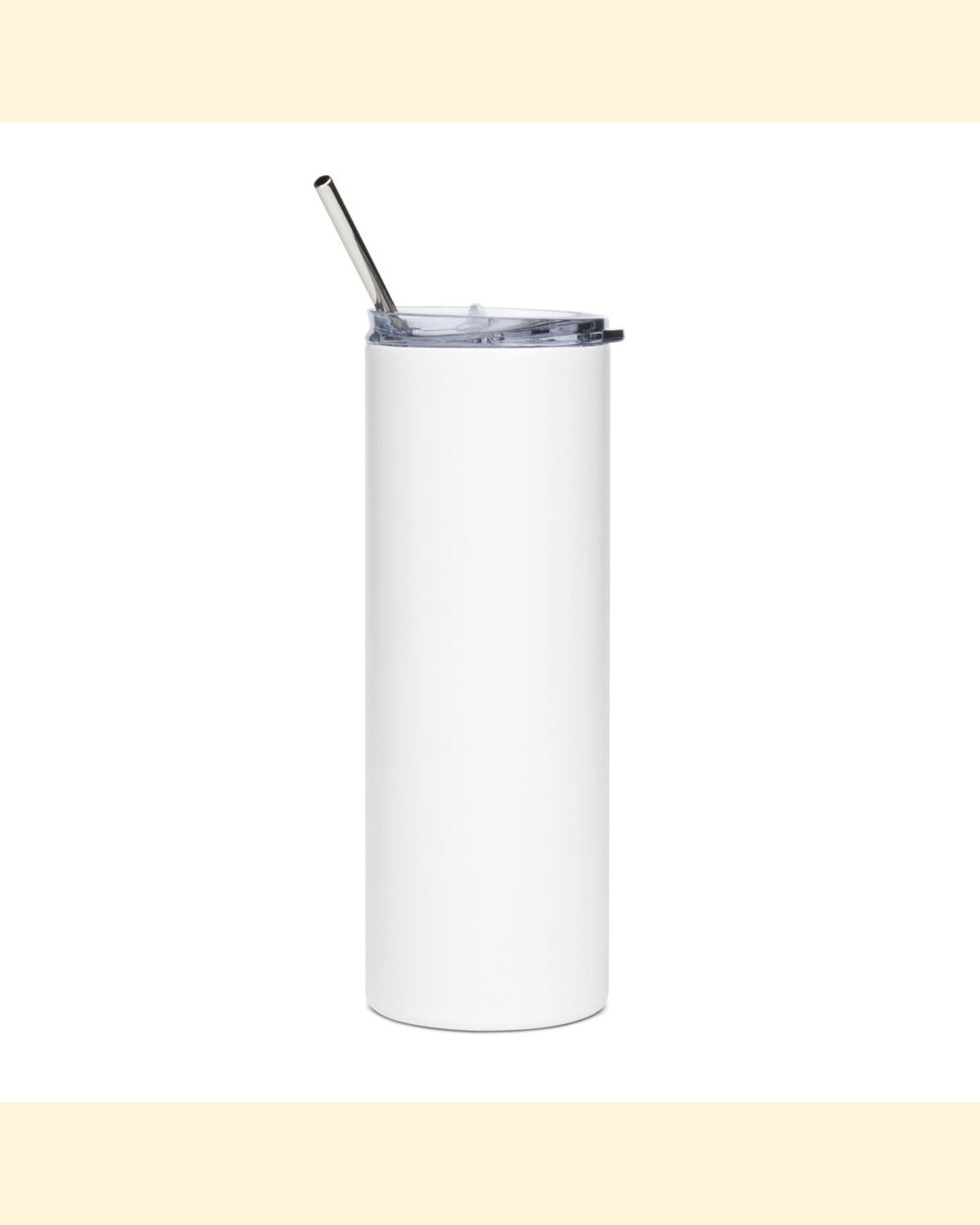 كوب حافظ حرب المكيف بلون أبيض: من الخلف